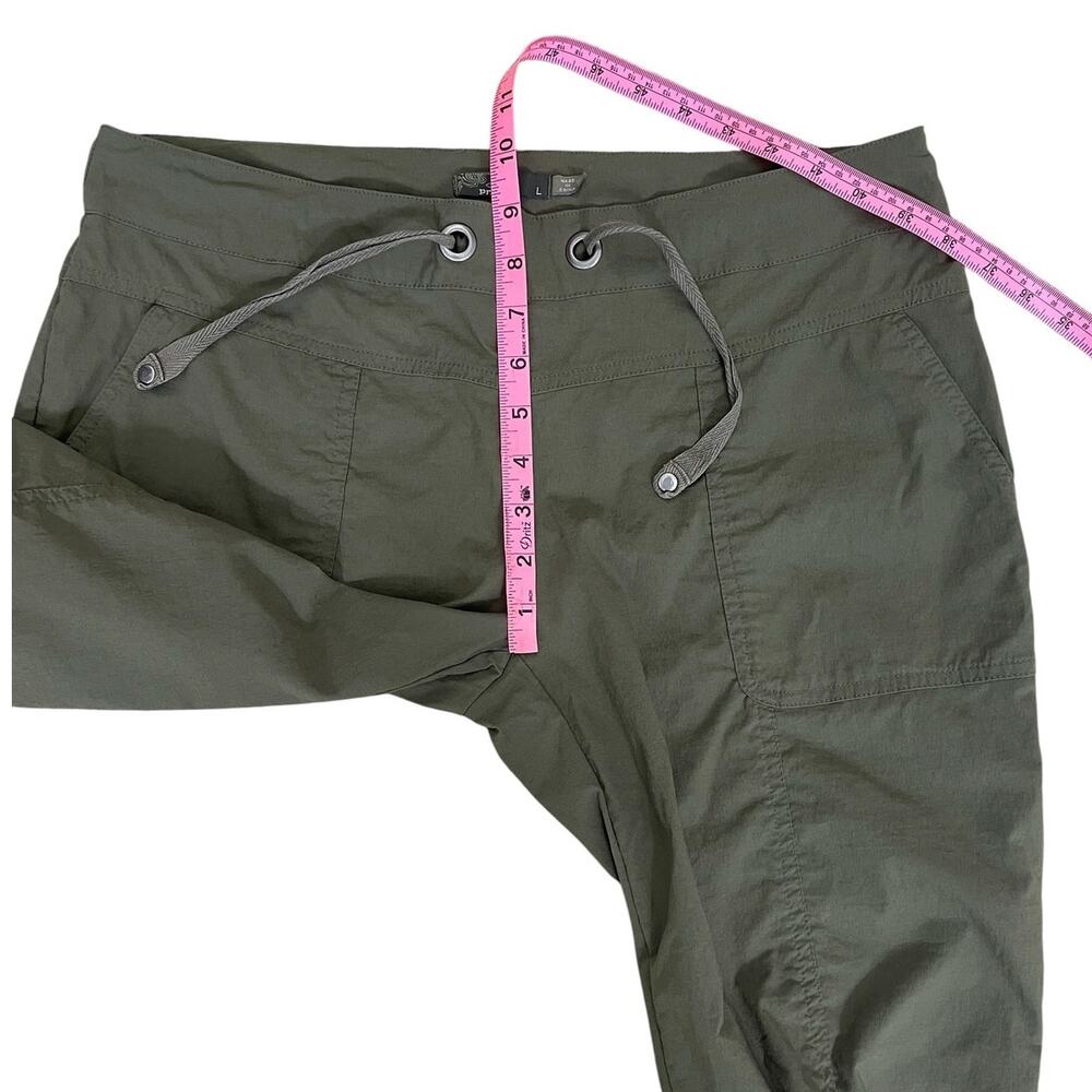 Prana Bliss Knickers Bermuda Shorts Bundle Gray Green Size Large Hiking Outdoors - Picture 8 of 12